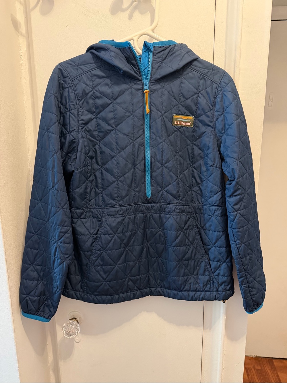 L.L. Bean Quilted Hooded Pullover